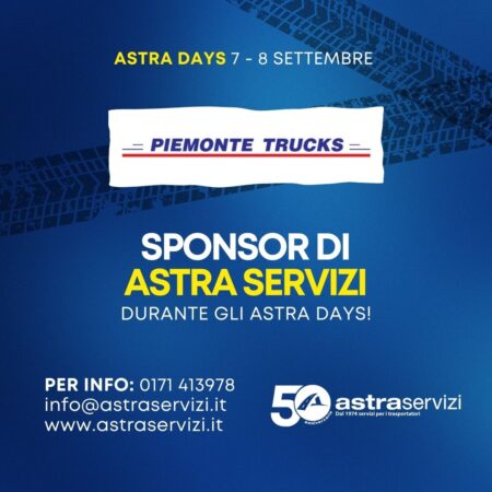 Piemonte Trucks s.r.l., sponsor di Astra Servizi durante gli Astra Days