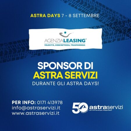 Agenzia Leasing, sponsor di Astra Servizi durante gli Astra Days