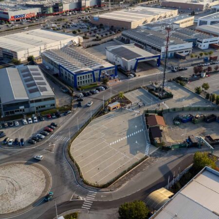 Inaugurata a Cuneo la nuova Area di Sosta sicura e protetta per mezzi pesanti e conducenti presso la sede INEO Servizi